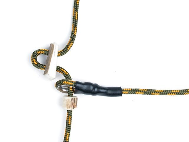 Mystique Moxon Leiband Field Trial Nylon 4MM Hunter Groen/Oranje
