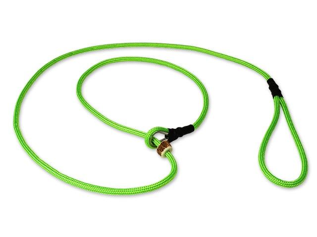 Mystique Moxon Leiband Field Trial Nylon 6MM Neon Groen