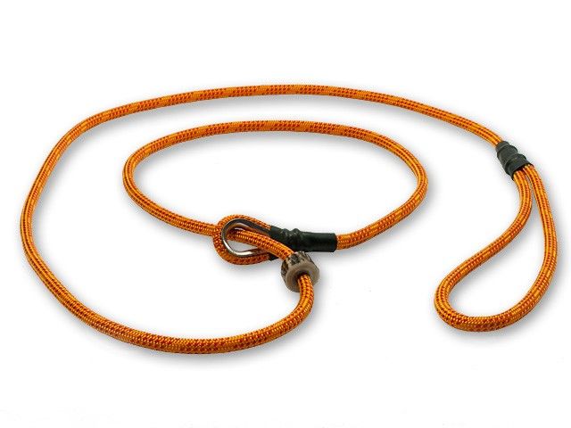 Mystique Moxon Leiband Field Trial Nylon 6MM Oranje/Rood