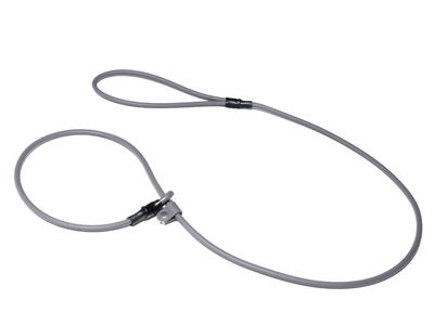 Mystique Biothane Moxon Leiband 8MM Grijs