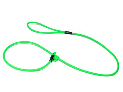 Mystique Biothane Moxon Leiband 8MM Neon Groen