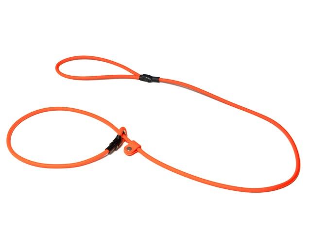 Mystique Biothane Moxon Leiband 6MM Neon Oranje