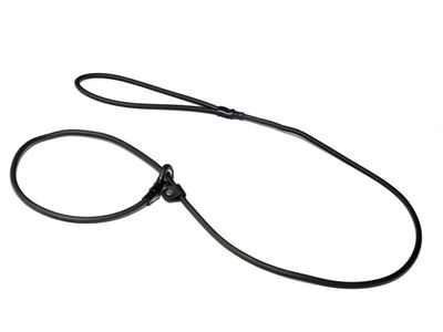 Mystique Biothane Moxon Leiband 6MM Zwart