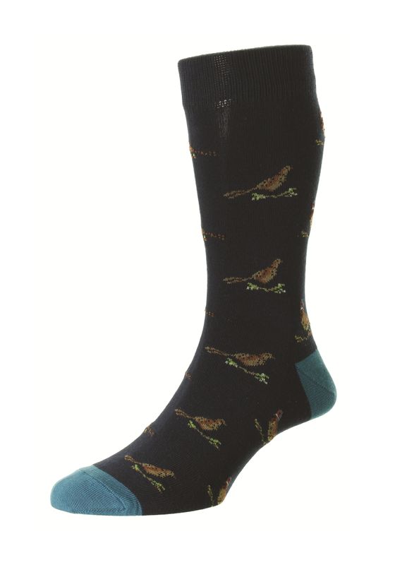 Bisley Sokken Fazanten Navy Blauw