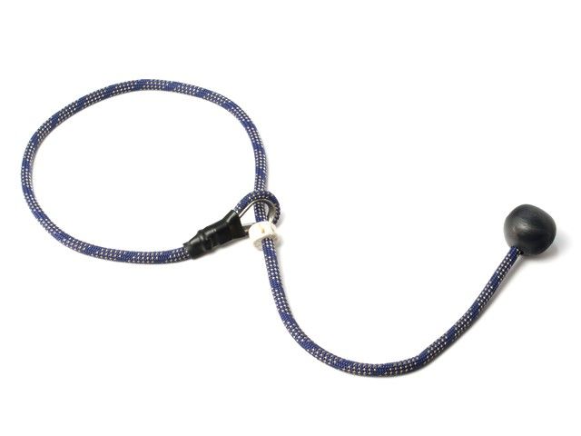 Mystique Field Trial Short Leash 6MM Blauw/Beige
