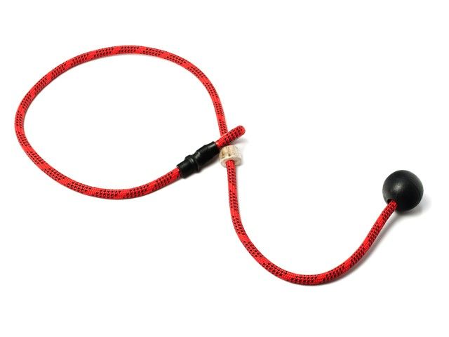 Mystique Field Trial Short Leash 6MM Rood/Zwart