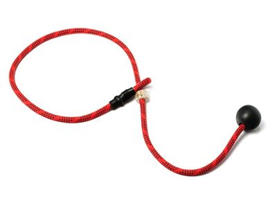 Mystique Field Trial Short Leash 6MM Rood/Zwart