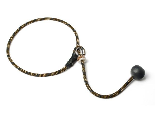 Mystique Field Trial Short Leash 6MM Zwart/Oranje