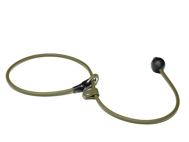 Mystique Biothane Short Leash 6MM Khaki