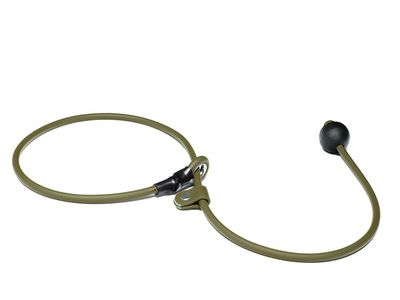 Mystique Biothane Short Leash 6MM Khaki