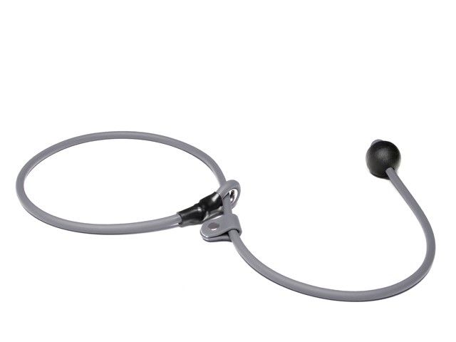 Mystique Biothane Short Leash 6MM Grijs