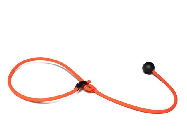 Mystique Biothane Short Leash 6MM Neon Oranje