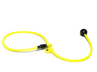 Mystique Biothane Short Leash 6MM Neon Geel