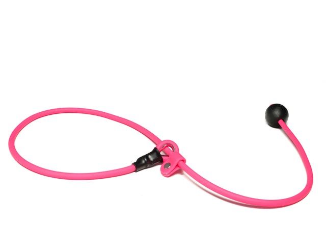 Mystique Biothane Short Leash 6MM Neon Roze