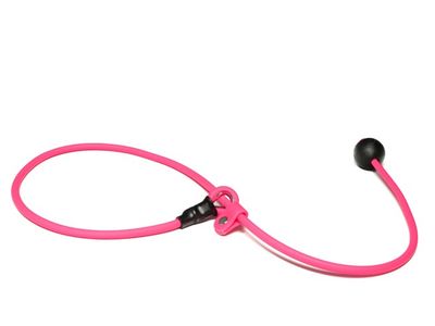 Mystique Biothane Short Leash 6MM Neon Roze