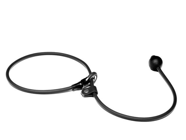 Mystique Biothane Short Leash 6MM Zwart