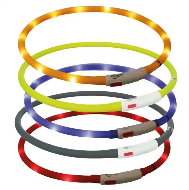 Trixie - Lichtgevende Halsband Silicone