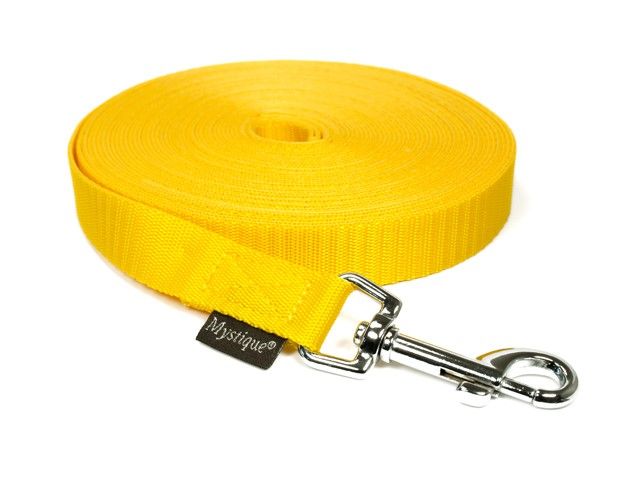 Mystique Nylon Tracking Lijn Geel 20MM Met Handgreep