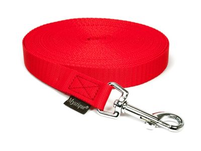 Mystique Nylon Tracking Lijn Rood 20MM Met Handgreep