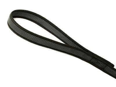 Mystique Tracking Lijn Nylon/Rubber 12MM Zwart Met Handgreep