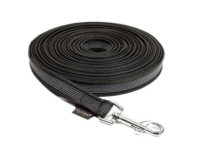 Mystique Tracking Lijn Nylon/Rubber 20MM Zwart Zonder Handgreep