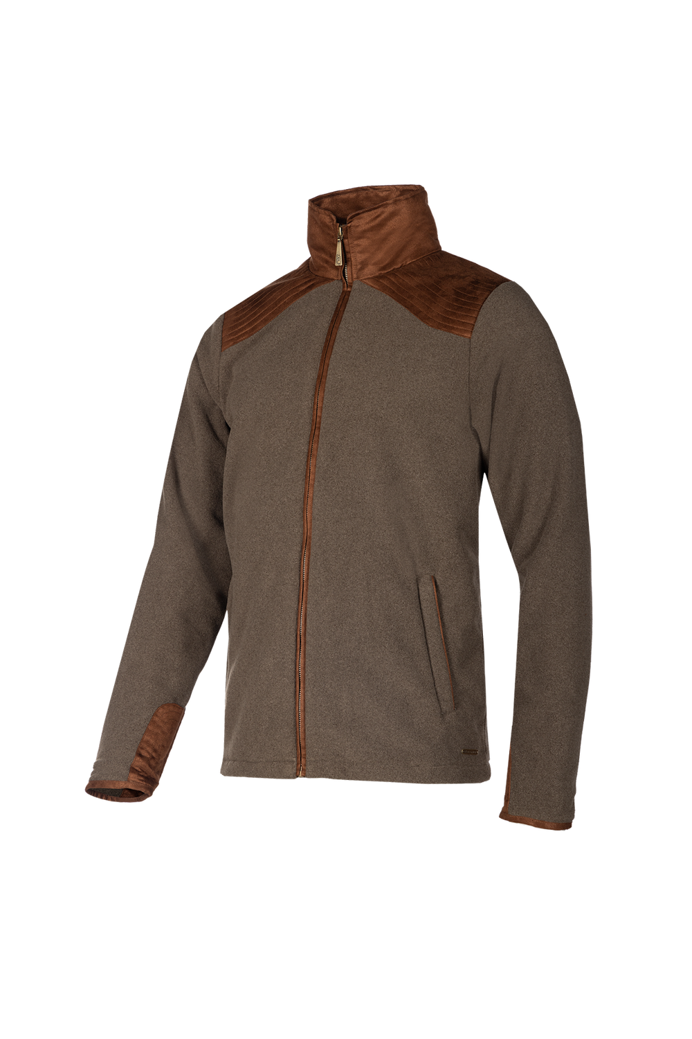 Baleno Heren Fleece Jas Woodlands Mosgroen