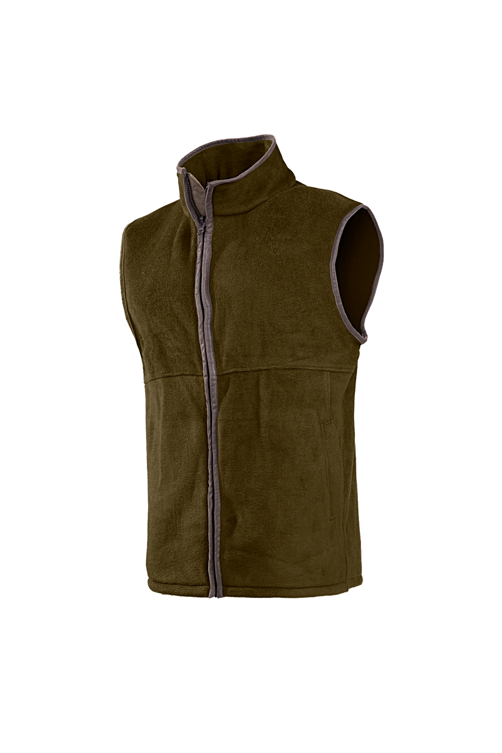 Baleno Heren Fleece Bodywarmer Harvey Olijfgroen Baleno Heren Fleece Bodywarmer Harvey Olijfgroen