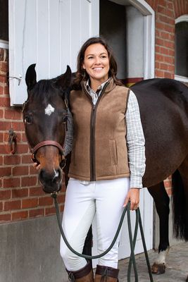 Baleno Dames Fleece Bodywarmer Sally Olijfgroen