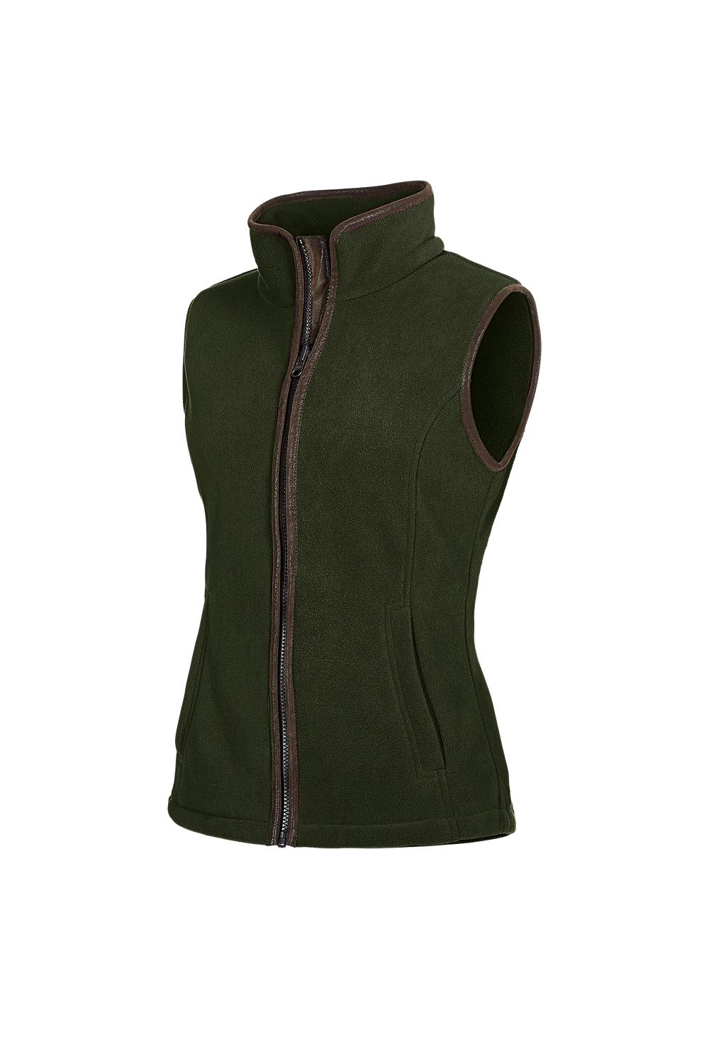 Baleno Dames Fleece Bodywarmer Sally Khaki