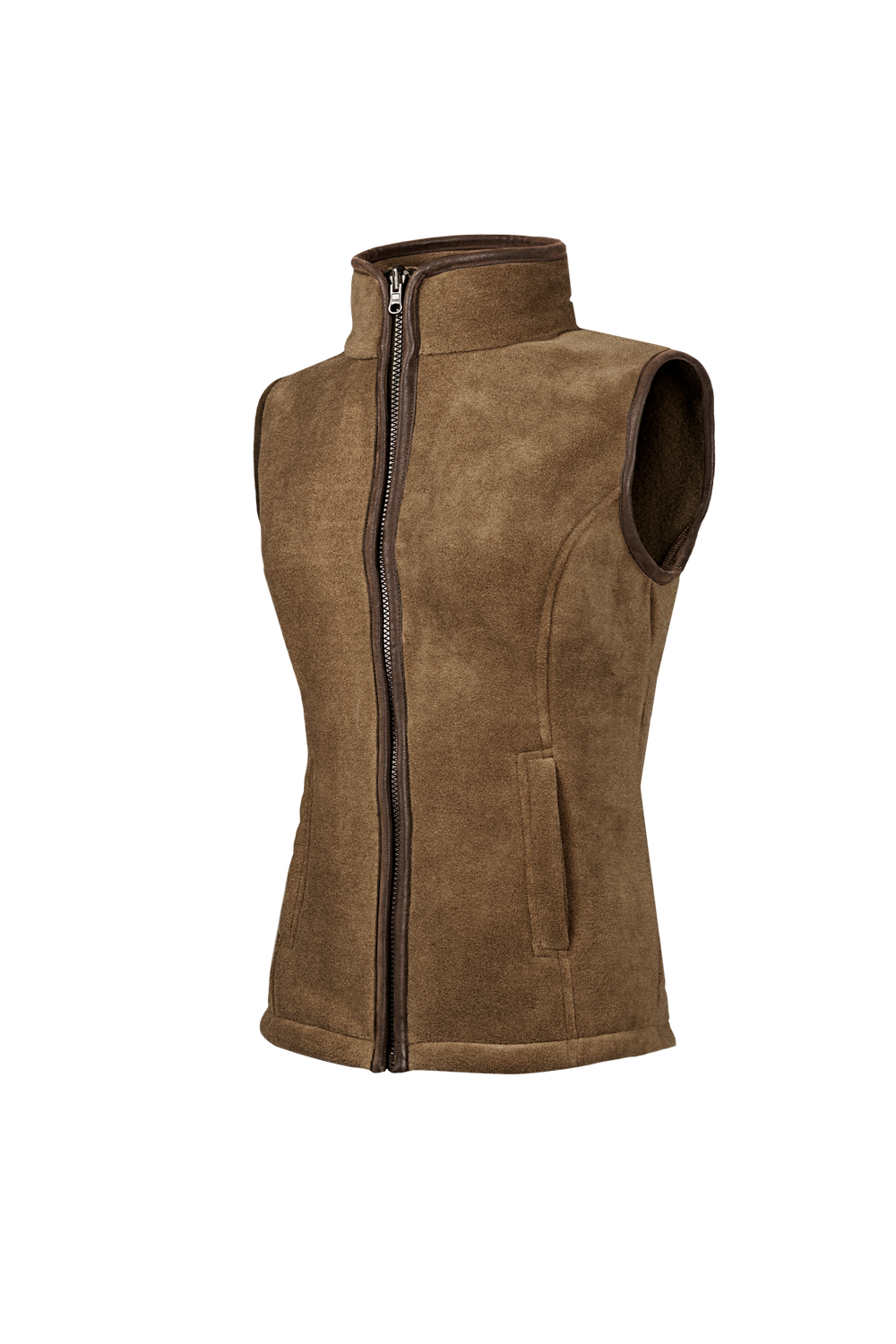 Baleno Dames Fleece Bodywarmer Sally Camel