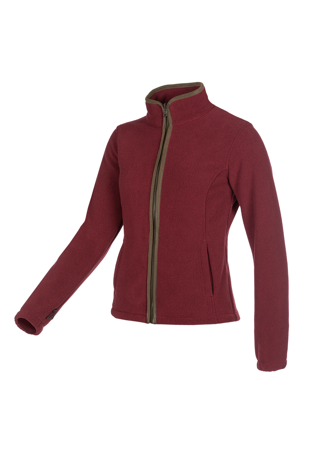 Baleno Dames Fleece Jas Sarah Bordeaux