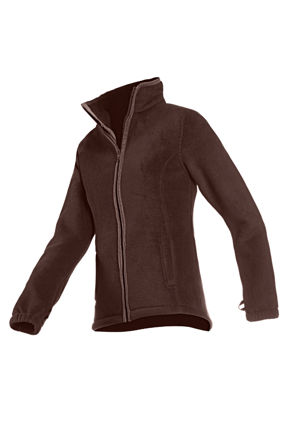 Baleno Dames Fleece Jas Sarah Chocolade
