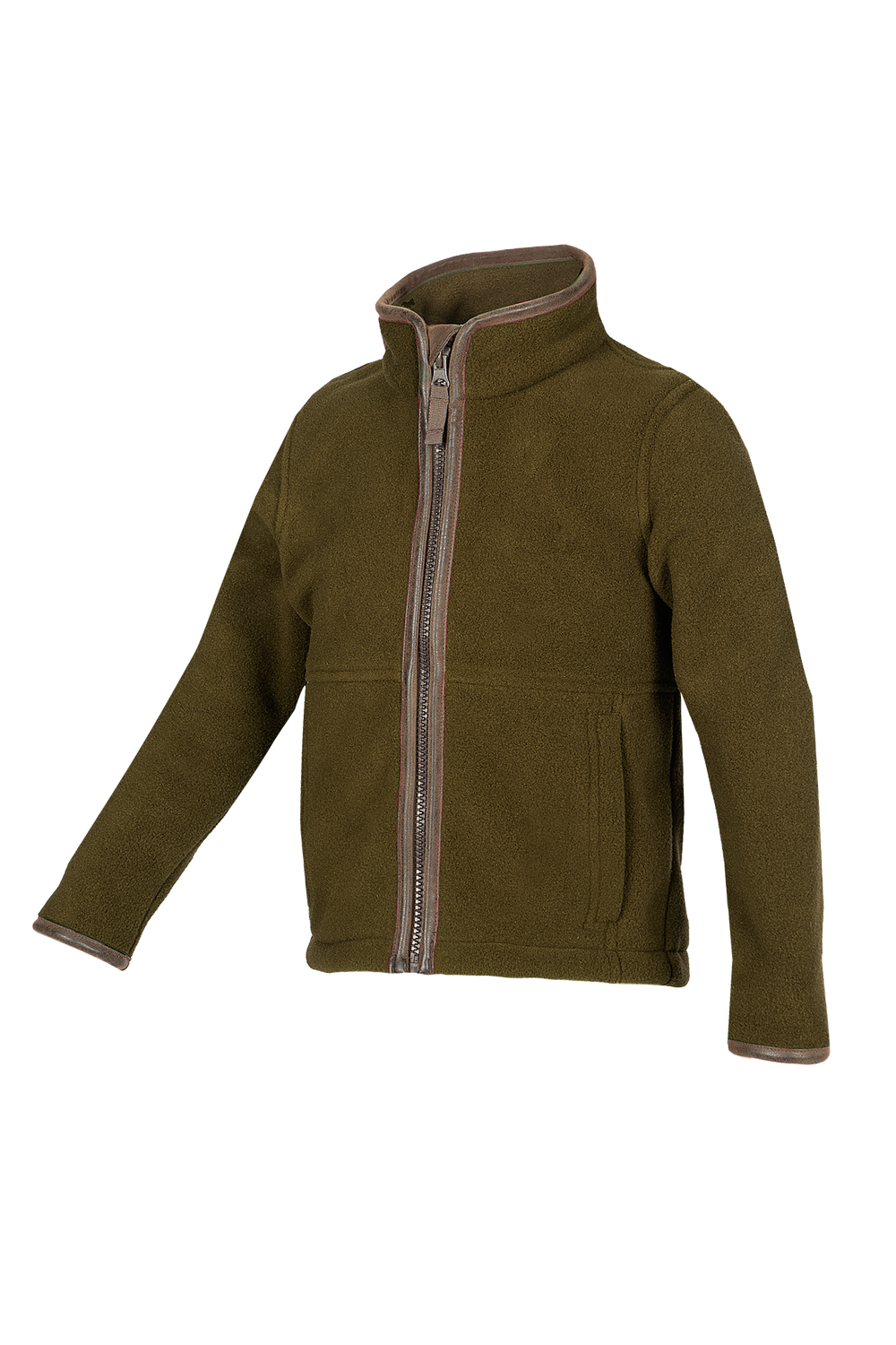 Baleno Kinderen Fleece Jas Cody Olijfgroen