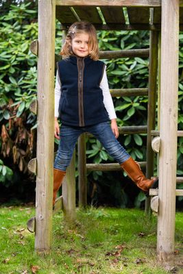 Baleno Kinderen Fleece Bodywarmer Wizz Olijfgroen