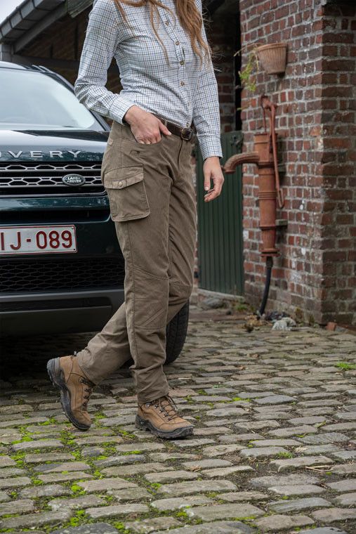 Baleno Dames Broek Esher Donkerbruin