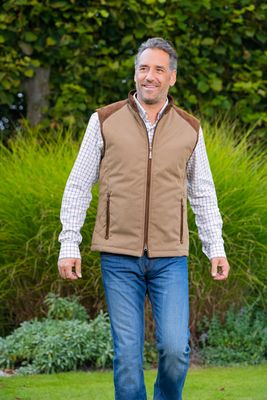 Baleno Heren Bodywarmer Scott Camel