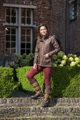 Baleno Dames Jas Pembroke Tweed Bruin