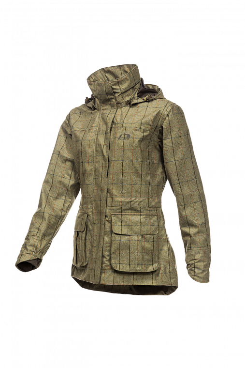 Baleno Dames Jas Pembroke Tweed Khaki Baleno Dames Jas Pembroke Tweed Khaki