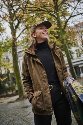 Baleno Dames Jas Ladywood Groen