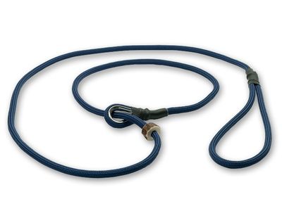 Mystique Moxon Leiband Field Trial Nylon 6MM - 90CM Blauw