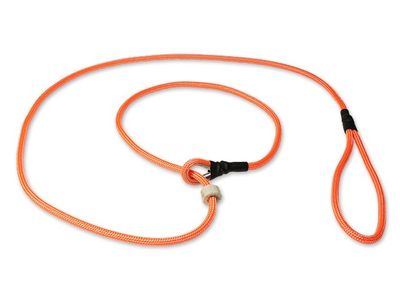 Mystique Moxon Leiband Field Trial Nylon 6MM - 90CM Neon Oranje