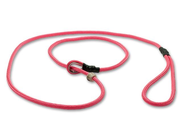 Mystique Moxon Leiband Field Trial Nylon 6MM - 90CM Roze