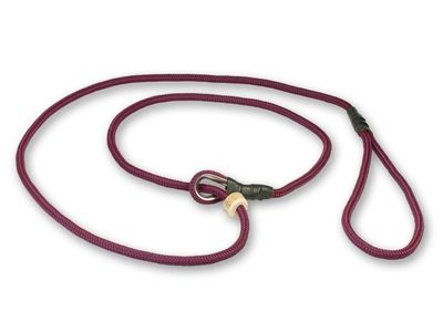 Mystique Moxon Leiband Field Trial Nylon 6MM - 90CM Wijnrood