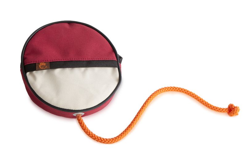 Firedog Snack Disc Wijnrood/ Beige