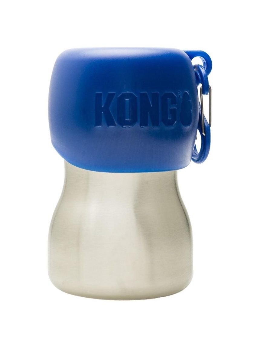Kong Waterfles Roestvrij Staal Blauw Small