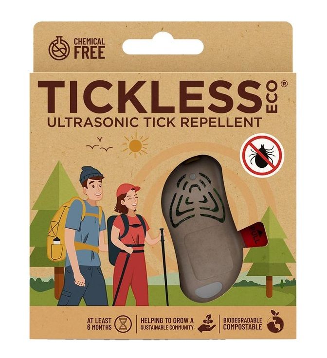 Tickless Mens Ultrasoon Anti Teken/Vlooien Bruin