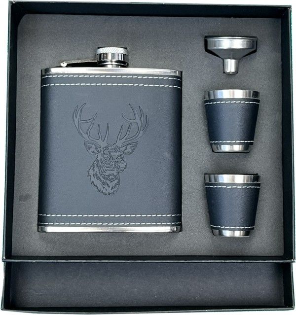 ProLoo Heupfles Leder Hert 170 ml