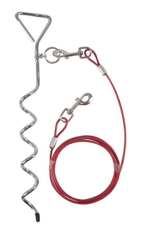 Flamingo Spiraal Vastlegpen Pilka + 3M kabel