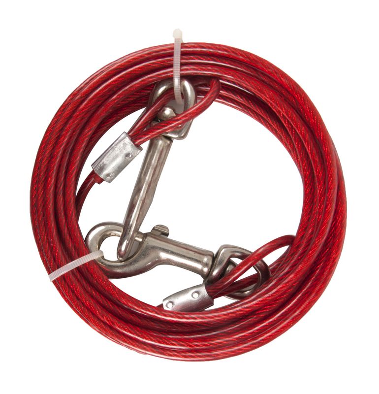 Flamingo Aanlegkabel Rood 4MM