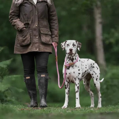 Ruff And Tumble Sliplijn Dusky Pink 14MM